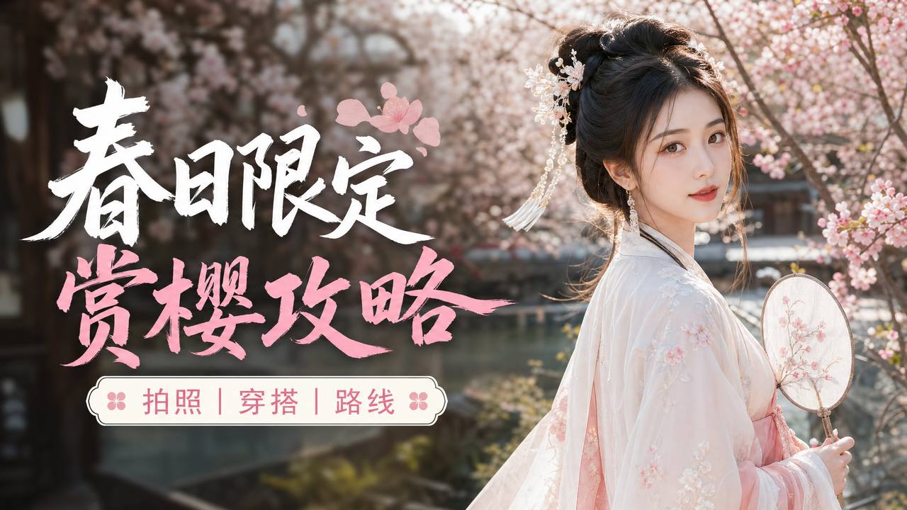 捷克街头视频-汉服美女写真视频拍摄教程